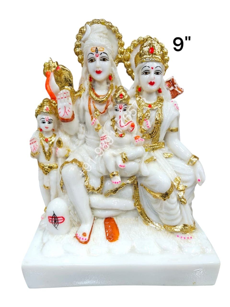 POLYRESIN SHIVA FAMILY